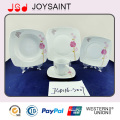 Hot Selling Square Porcelain Decal Dinner Sets